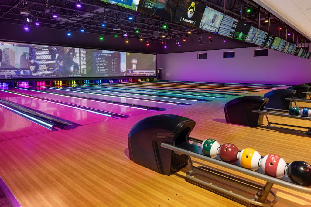 bowling lanes